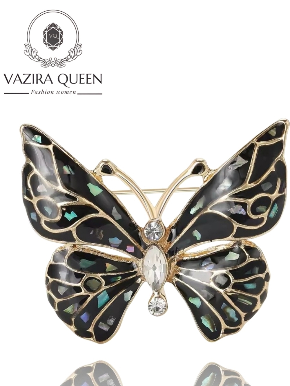 VQ Colorful Butterfly Brooch